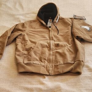 Carhartt Men's Brown Hooded Jacket